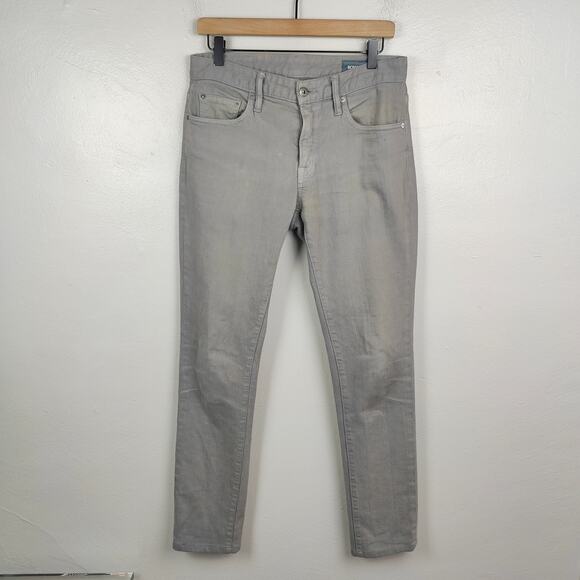 Bonobos Travel Jeans Mens 30x34 Gray Preppy Casual Stretch Comfort Zip Fly‎ - Picture 1 of 11